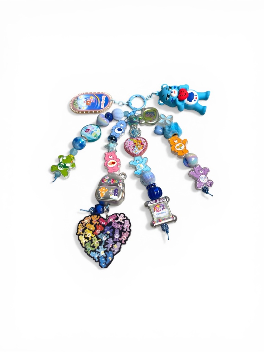 Grumpy Care Bear Bag Charm